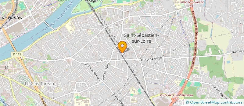 localisation de l'entreprise ALIX CLENET DEPANNAGE  SAINT-SEBASTIEN-SUR-LOIRE