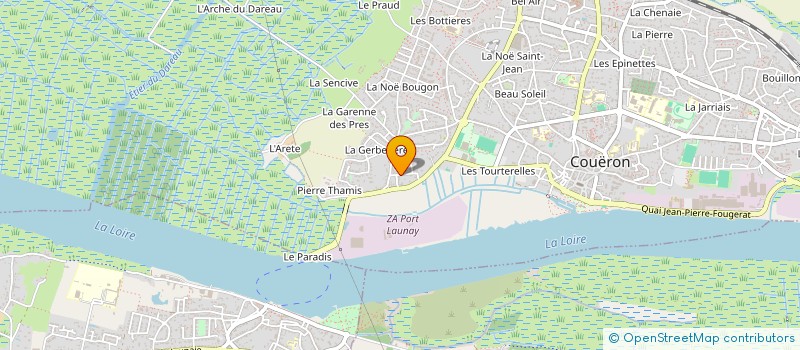 localisation de l'entreprise ALIX DROUET à COUERON