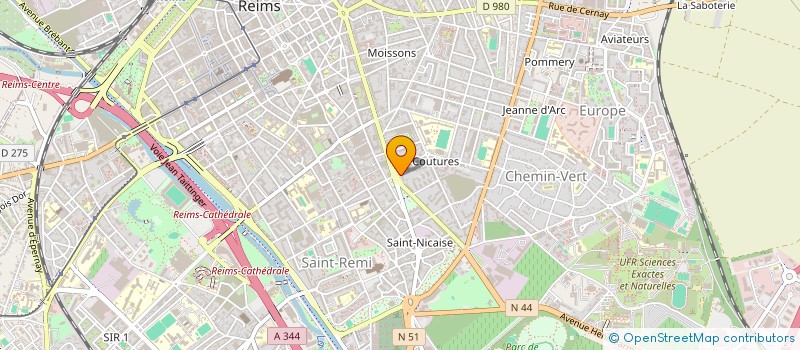 localisation de l'entreprise ALIX EVENEMENT à REIMS