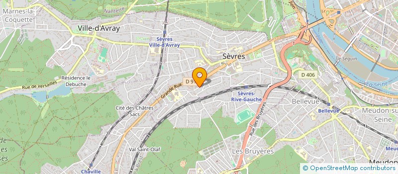localisation de l'entreprise ALIX IMMO à SEVRES