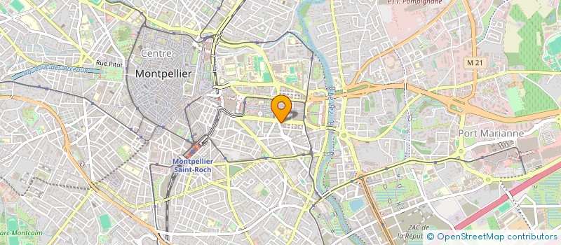 localisation de l'entreprise ALIX IMMOBILIER à MONTPELLIER