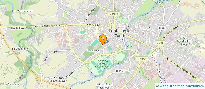 localisation de l'entreprise ALIX INVEST à FONTENAY-LE-COMTE