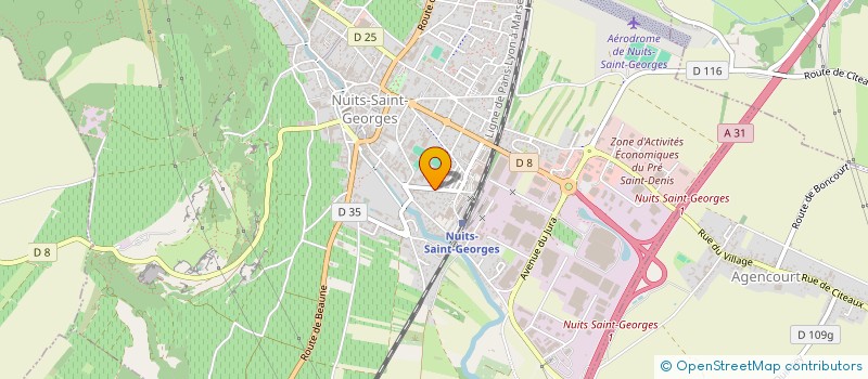 localisation de l'entreprise ALIX MILLOT à NUITS-SAINT-GEORGES