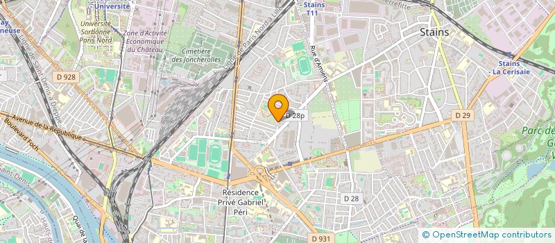 localisation de l'entreprise ALIX PRO BATI à SAINT-DENIS