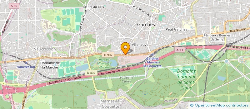 localisation de l'entreprise ALIX RIS à GARCHES
