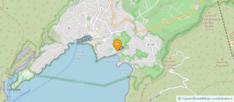 localisation de l'entreprise ALIX TEXTILES à CASSIS