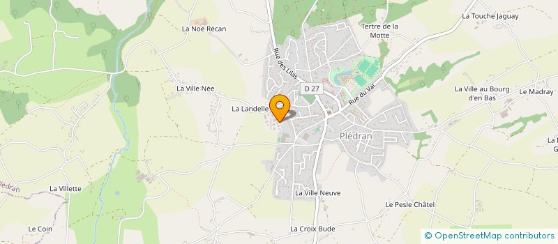 localisation de l'entreprise ALIXEL à PLEDRAN