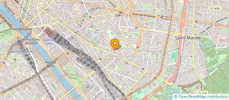 localisation de l'entreprise ALIXIA 27-29  PARIS