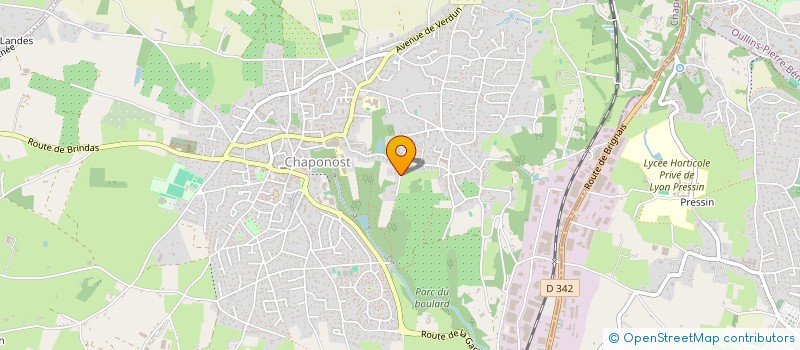 localisation de l'entreprise ALIXIA  CHAPONOST