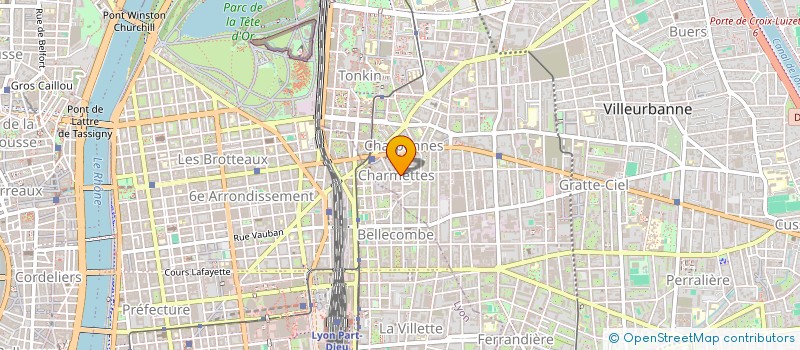 localisation de l'entreprise ALIXIS CREATION  VILLEURBANNE