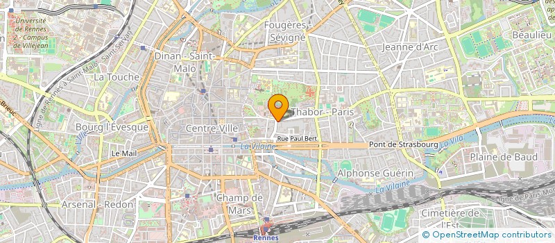 localisation de l'entreprise ALIYA COIFFURE à RENNES