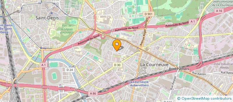 localisation de l'entreprise ALIYA SHOP à LA COURNEUVE