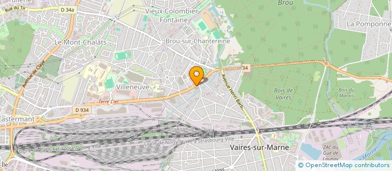 localisation de l'entreprise ALIYAH DIGITAL  BROU-SUR-CHANTEREINE