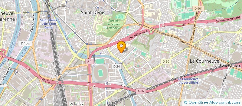 localisation de l'entreprise ALIYAS.COM à SAINT-DENIS