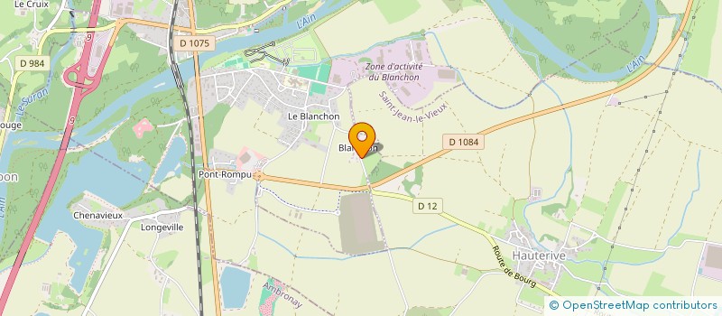 localisation de l'entreprise ALIZ CARRELAGES  PONT-D'AIN