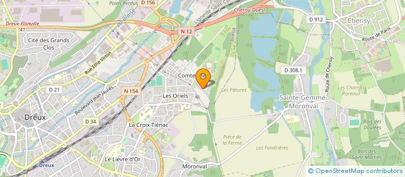 localisation de l'entreprise ALIZA à DREUX