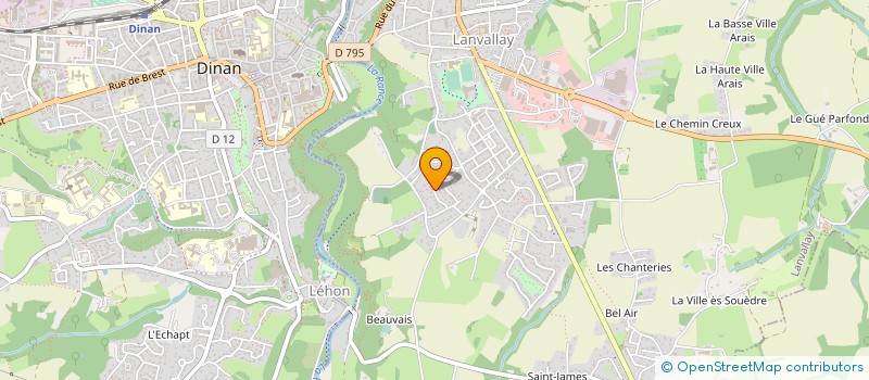 localisation de l'entreprise ALIZA  LANVALLAY