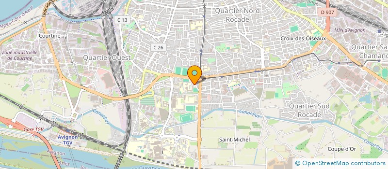 localisation de l'entreprise ALIZA'SPORTS à AVIGNON