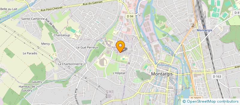 localisation de l'entreprise ALIZAI BARDAGE à MONTARGIS