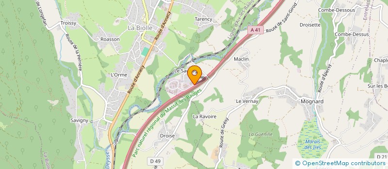 localisation de l'entreprise ALIZAMBRE  ENTRELACS