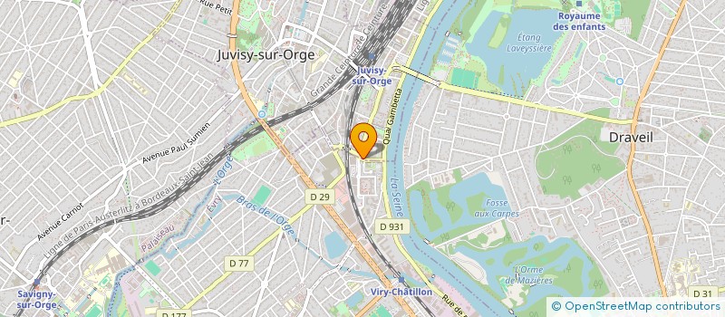 localisation de l'entreprise ALIZARIDE à VIRY-CHATILLON