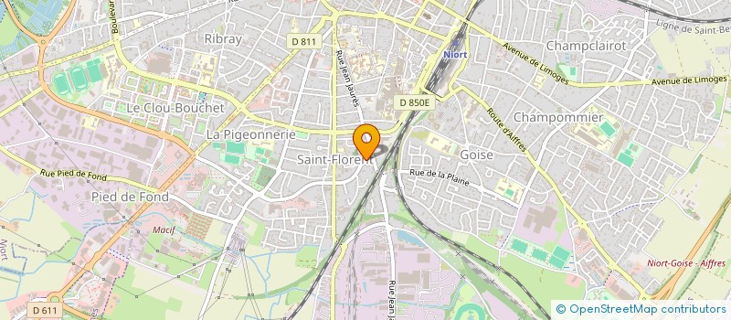 localisation de l'entreprise ALIZARINE  NIORT