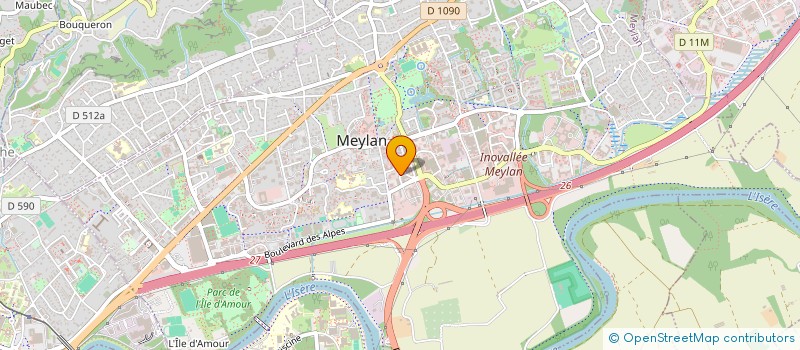 localisation de l'entreprise ALIZARINE-VIALLEX  MEYLAN