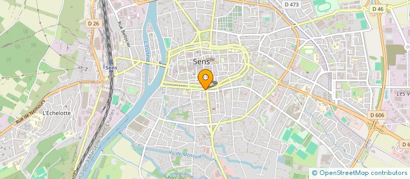 localisation de l'entreprise ALIZE à SENS
