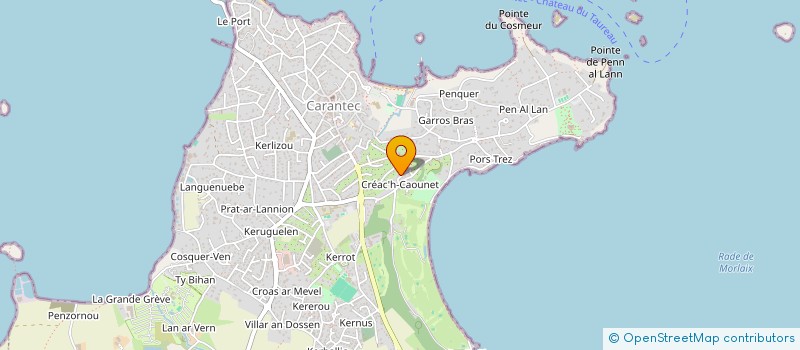 localisation de l'entreprise ALIZE  CARANTEC