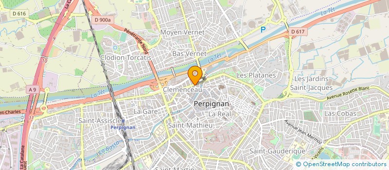 localisation de l'entreprise ALIZE à PERPIGNAN