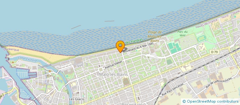 localisation de l'entreprise ALIZE à DUNKERQUE