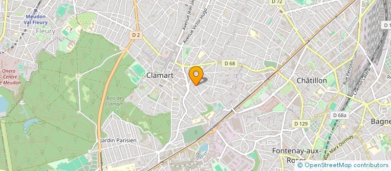 localisation de l'entreprise ALIZE à CLAMART