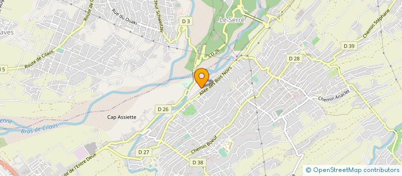 localisation de l'entreprise ALIZE  SAINT-PIERRE