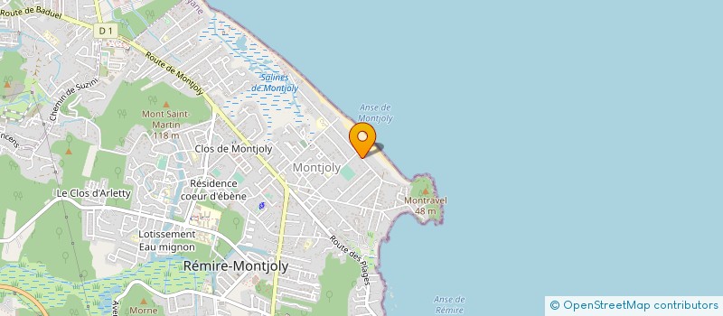 localisation de l'entreprise ALIZE  REMIRE-MONTJOLY