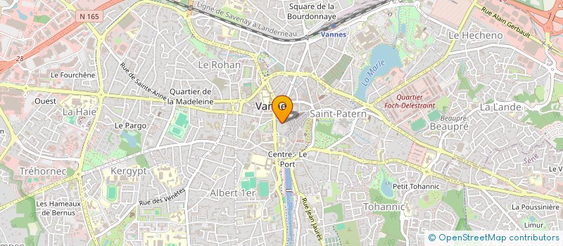 localisation de l'entreprise ALIZE à VANNES