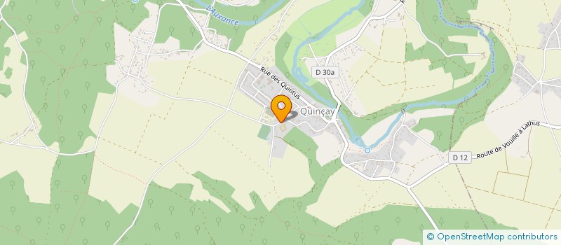 localisation de l'entreprise ALIZE  QUINCAY