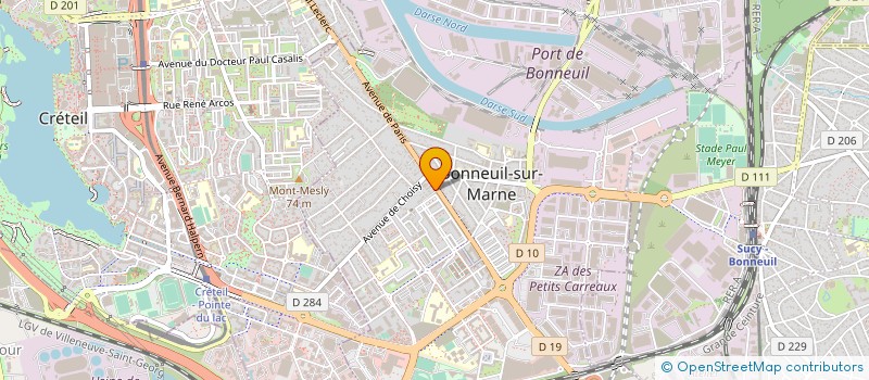 localisation de l'entreprise ALIZE  BONNEUIL-SUR-MARNE