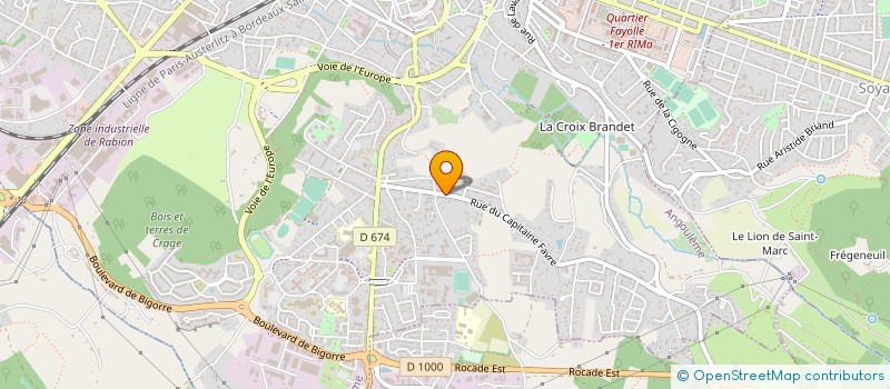 localisation de l'entreprise ALIZE à ANGOULEME