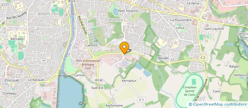 localisation de l'entreprise ALIZE à VANNES