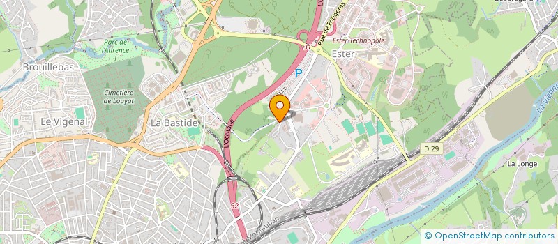 localisation de l'entreprise ALIZE 87 SASU à LIMOGES