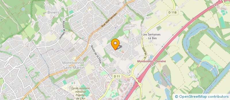 localisation de l'entreprise ALIZE  MONTBONNOT-SAINT-MARTIN