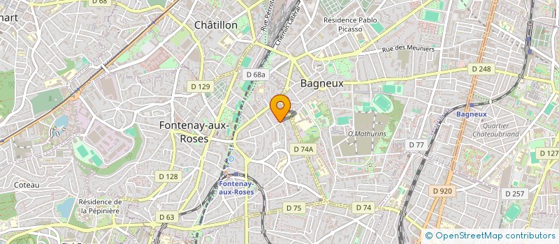 localisation de l'entreprise ALIZE à FONTENAY-AUX-ROSES