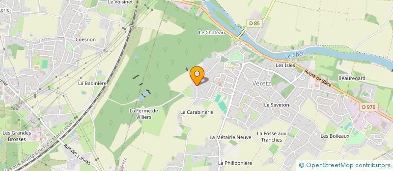 localisation de l'entreprise ALIZE  VERETZ