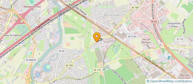 localisation de l'entreprise ALIZE à LATTES