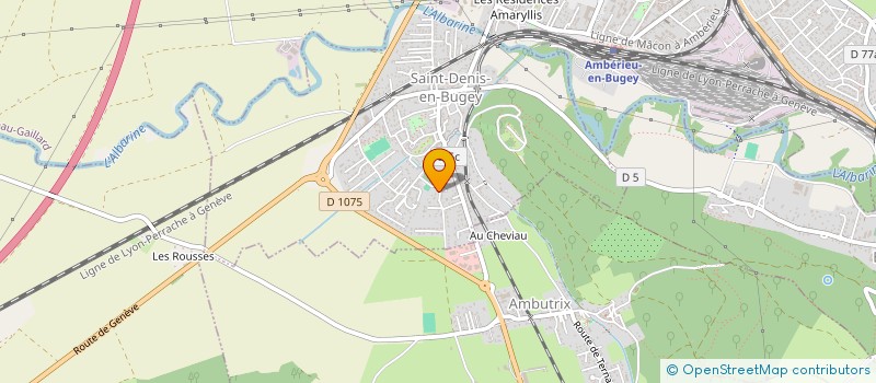 localisation de l'entreprise ALIZE  SAINT-DENIS-EN-BUGEY