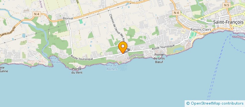 localisation de l'entreprise ALIZE 971  SAINT-FRANCOIS