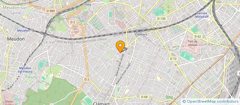 localisation de l'entreprise ALIZE AMBULANCES à CLAMART
