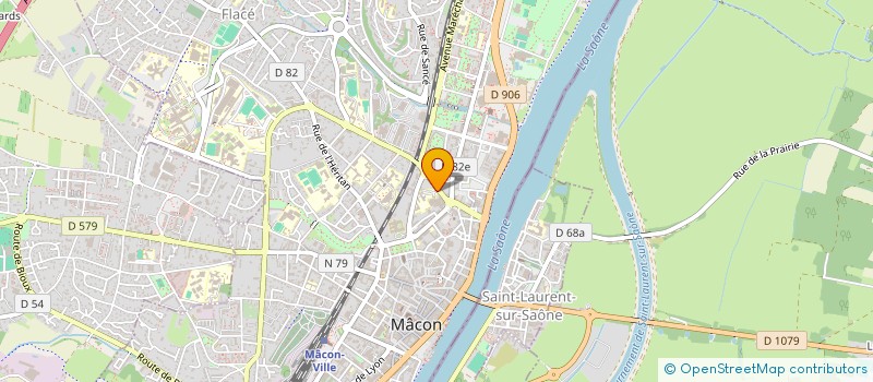 localisation de l'entreprise ALIZE ASSOCIATION DE CIRCONSCRIPTION DE L'INSPECTION DEPARTEMENTALE DE MACON IV  MACON