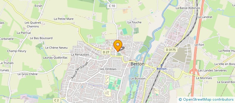 localisation de l'entreprise ALIZE BEAUTE à BETTON