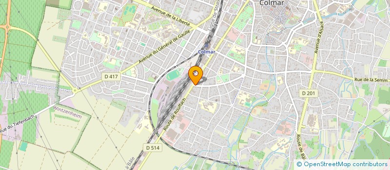 localisation de l'entreprise ALIZE CONCEPT PUBLICITE  COLMAR